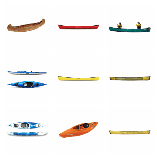 Canoe PNG pack preview