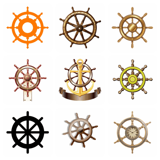 Ship'S Wheel PNG pack preview