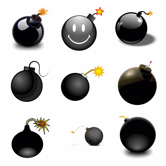 Bomb PNG pack preview