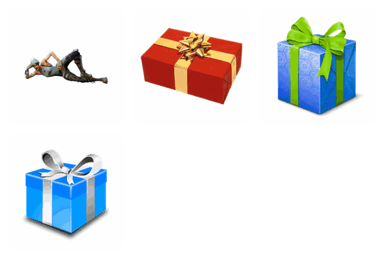 Gift PNG pack preview