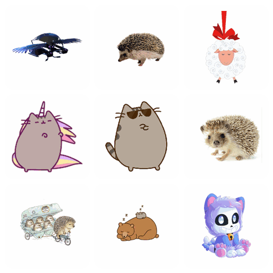 Animals PNG pack preview