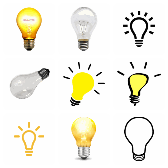 Light Bulb PNG pack preview