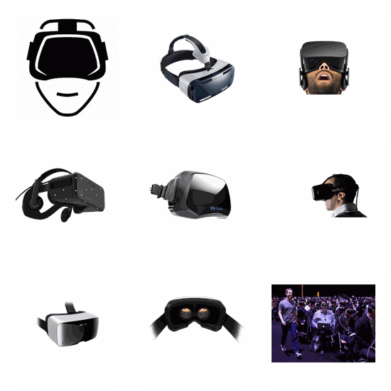 Virtual Reality PNG pack preview