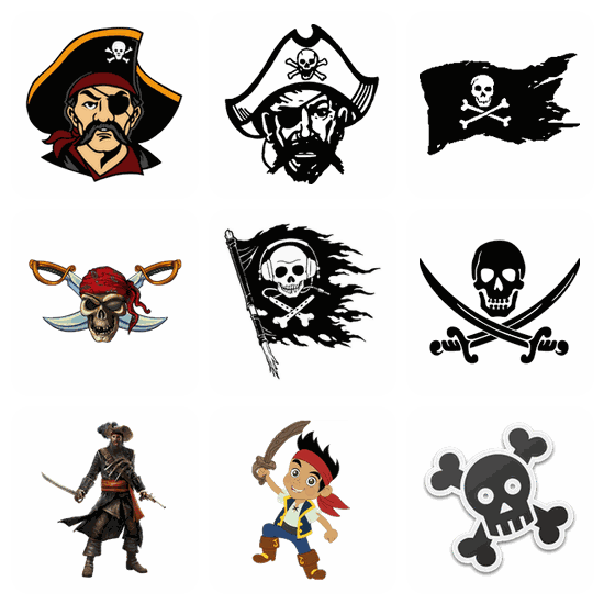Pirates PNG pack preview