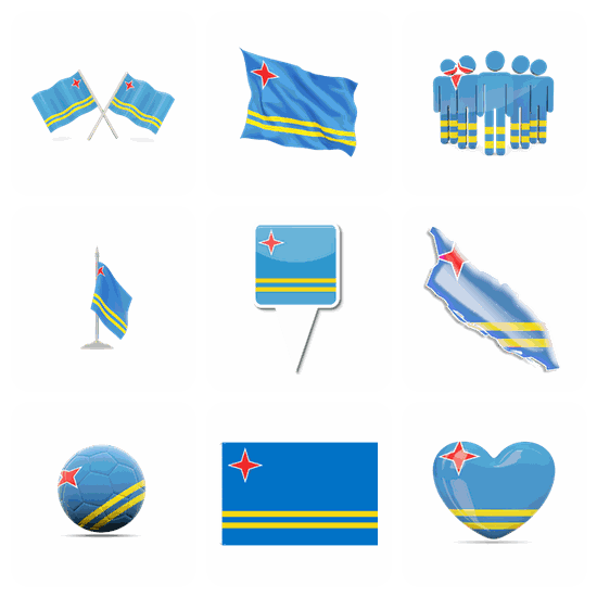 Aruba PNG pack preview