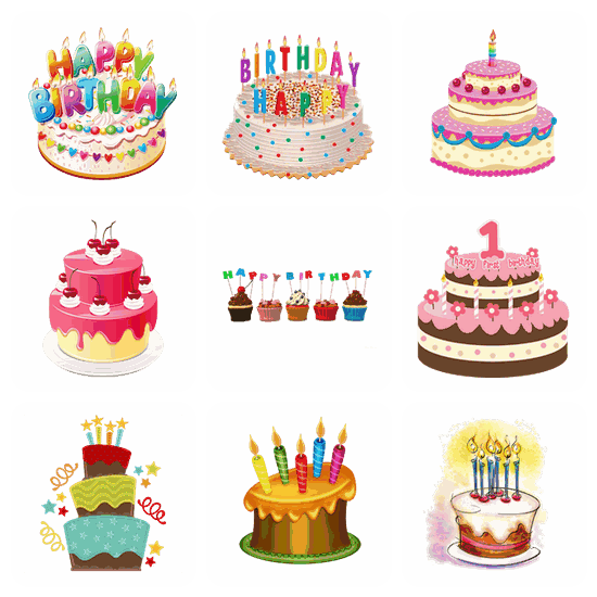Cake PNG pack preview