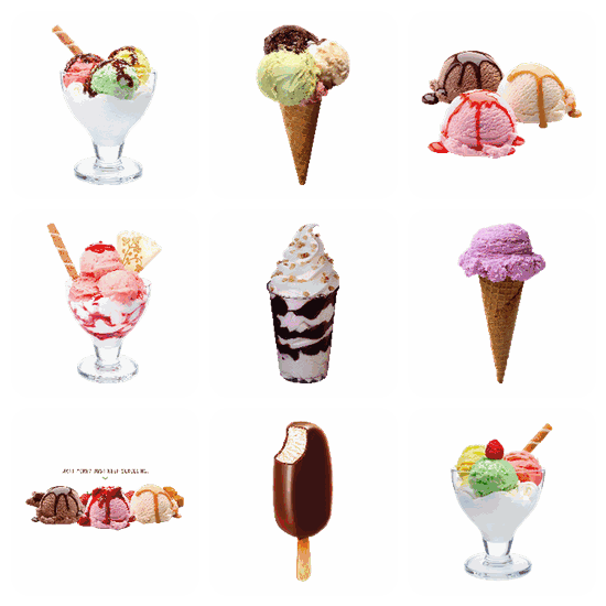 Ice Cream PNG pack preview