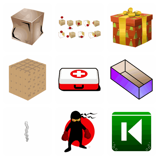 Box SVG pack preview