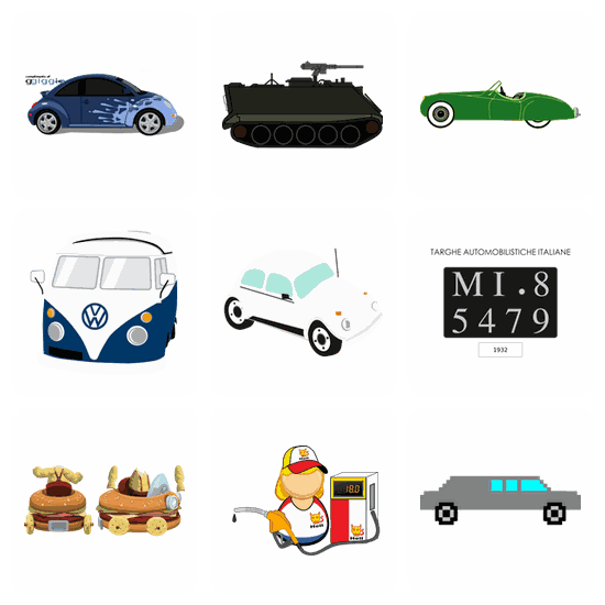 Car SVG pack preview