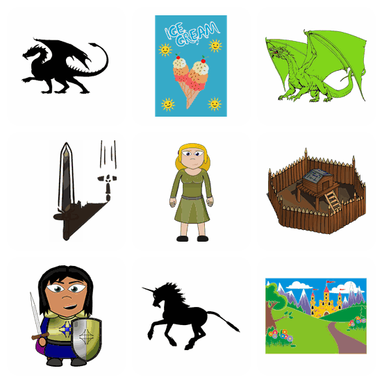 Fantasy SVG pack preview