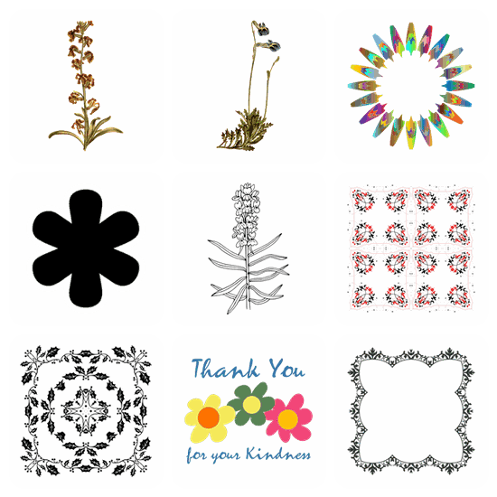 Floral SVG pack preview