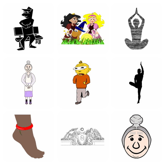 Human SVG pack preview