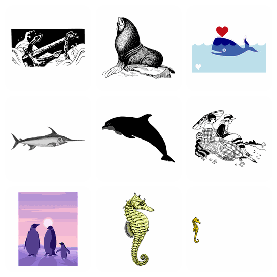 Ocean SVG pack preview