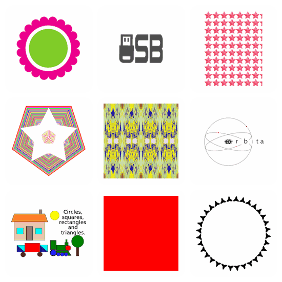 Shape SVG pack preview
