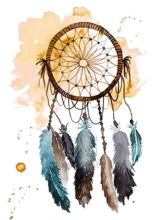 Watercolor Painting Drawing Dreamcatcher PNG File HD PNG Image