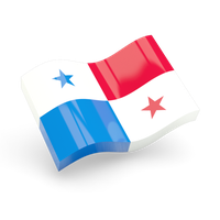 Panama Flag Transparent