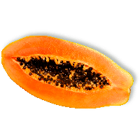 Fresh Papaya Half Free Clipart HQ PNG Image