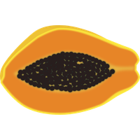 Papaya Half Free HQ Image PNG Image