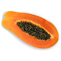 Papaya Organic Half Free Clipart HQ PNG Image