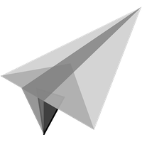 Paper plane Transparent PNG Image