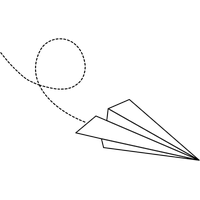 Paper plane PNG