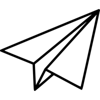 Paper plane PNG