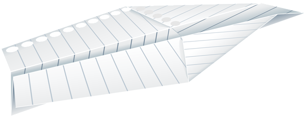 Paper plane Transparent PNG Image