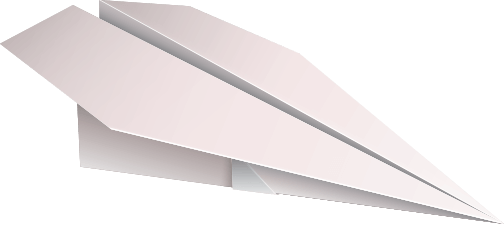 Paper plane Transparent PNG Image