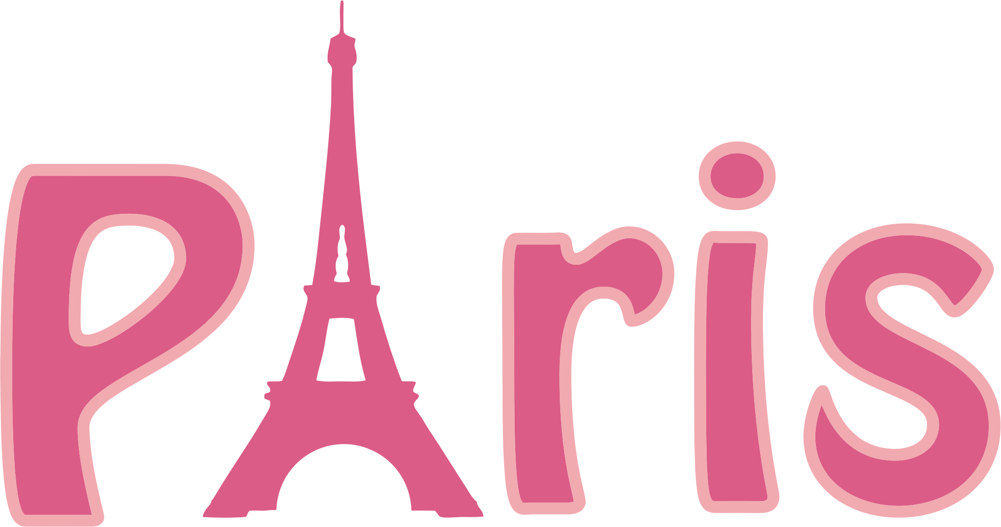 Париж буквы