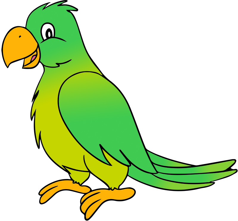 Cute Parrot Transparent Background PNG Image