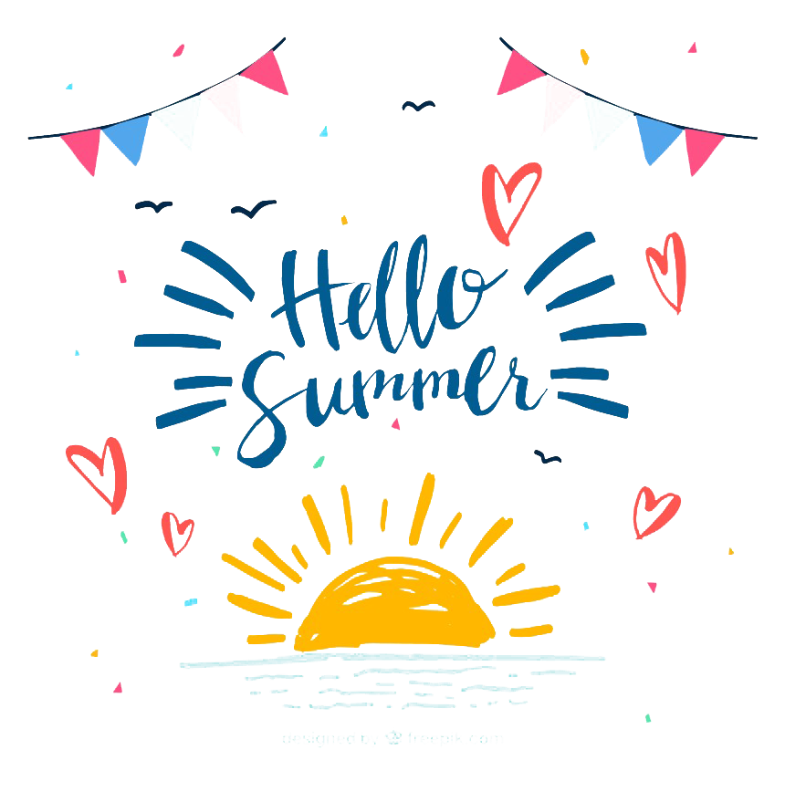 Summer Hello HQ Image Free PNG Image