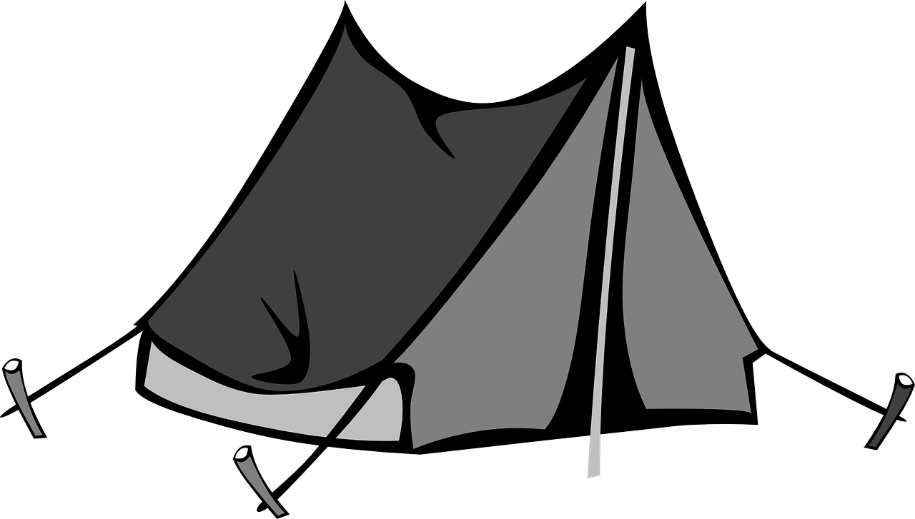 Camp Tent Free Clipart HD PNG Image