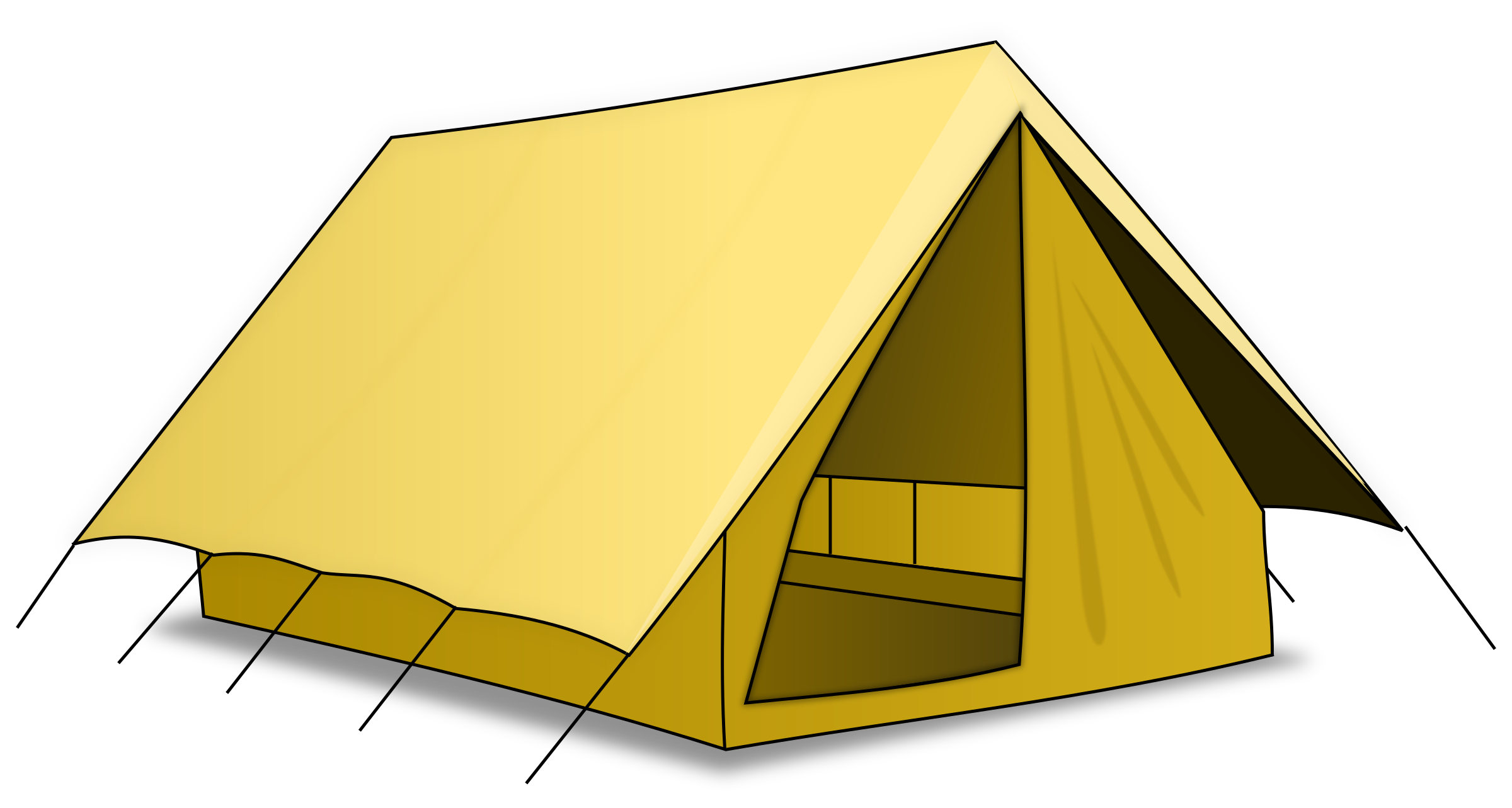 Camp Tent HQ Image Free PNG Image