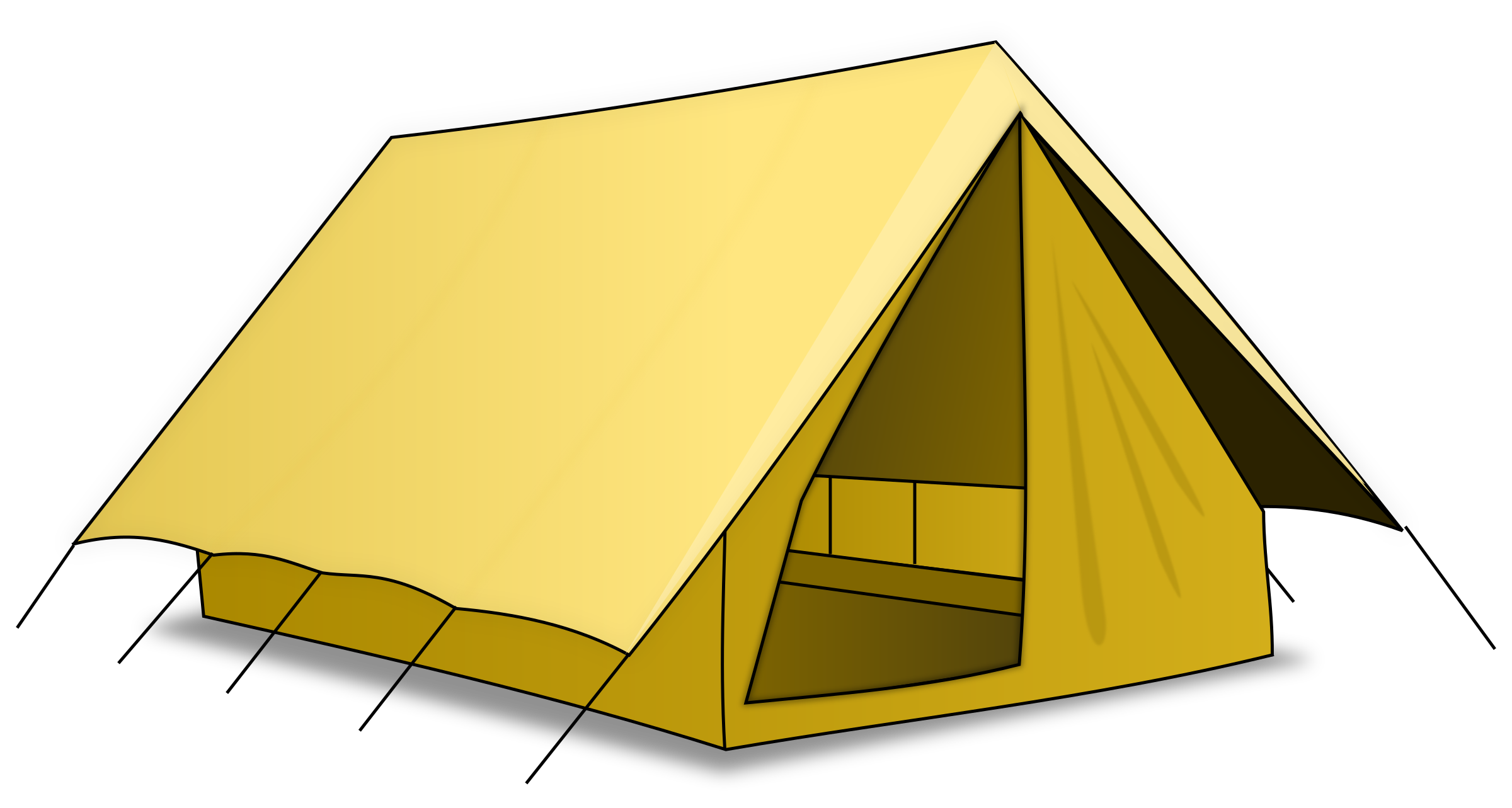 Camp Tent HQ Image Free Transparent PNG Image