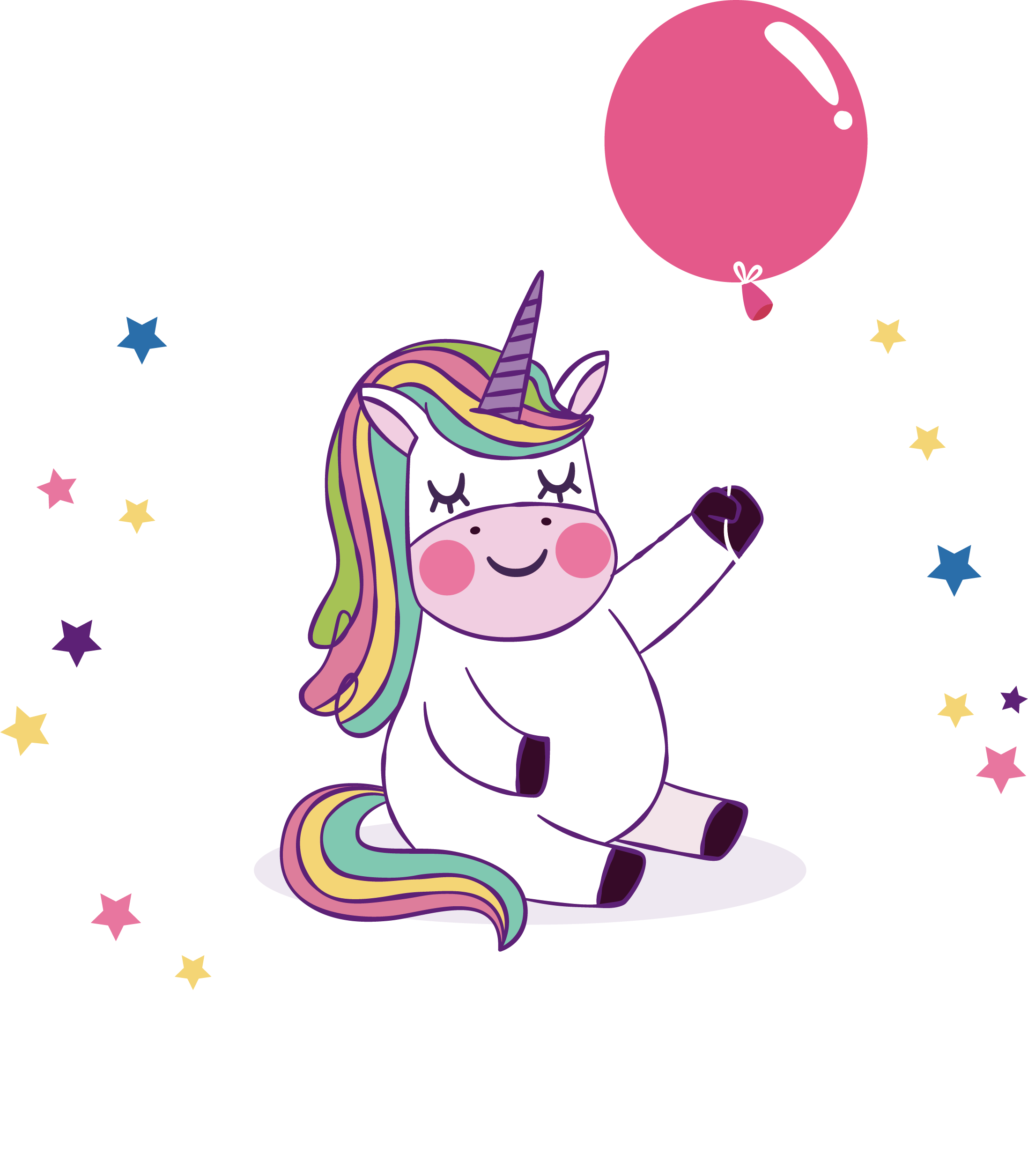 Wish Balloon Youtube Birthday Unicorn Party White PNG Image