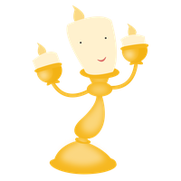 And Conte Beauty Belle Cogsworth Beast Poster