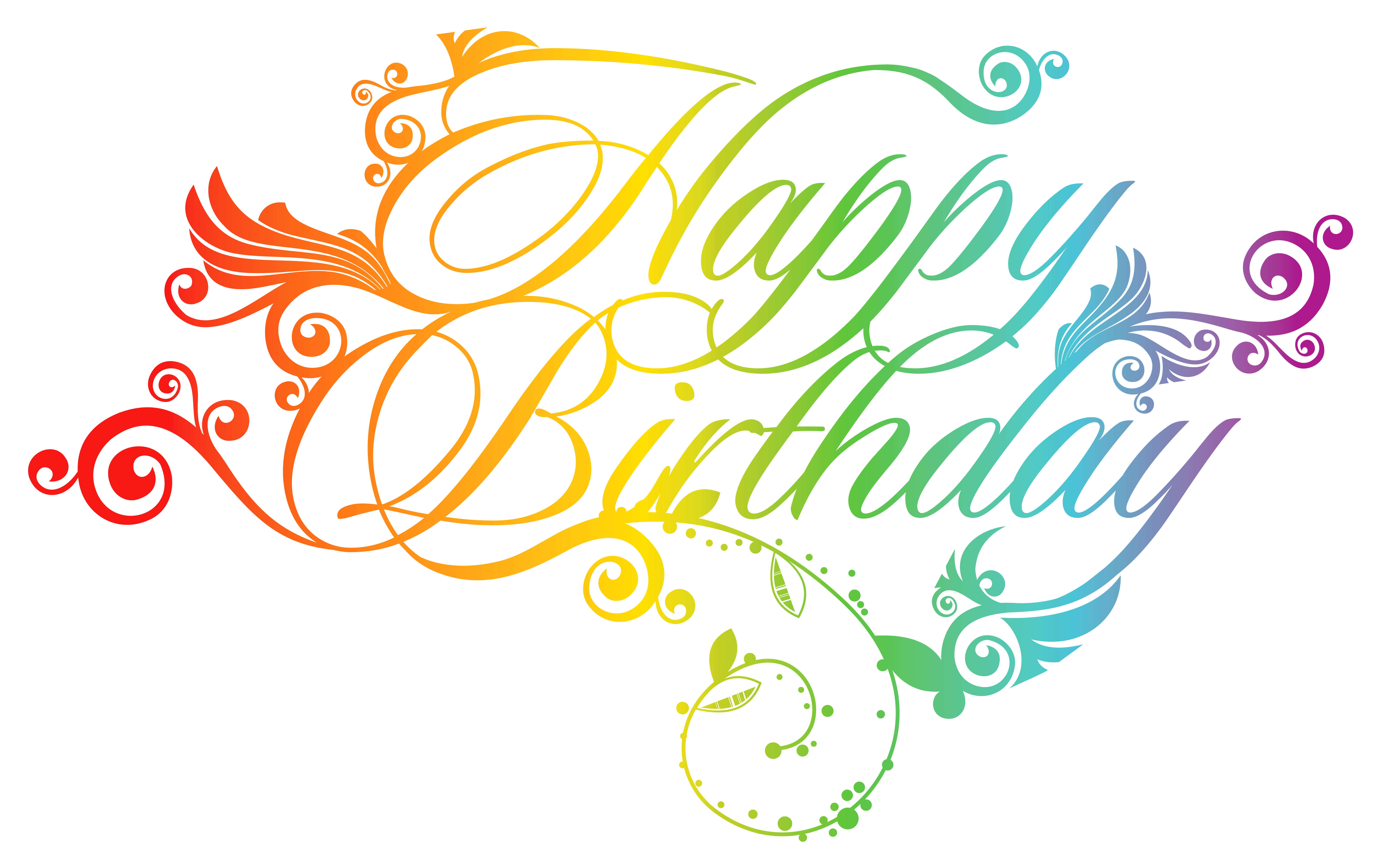Picture Colorful Greeting Birthday Card Happy PNG Image