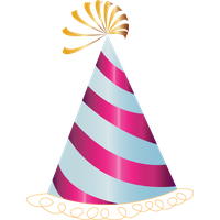 Party birthday hat Transparent PNG Image