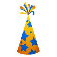 Party birthday hat PNG