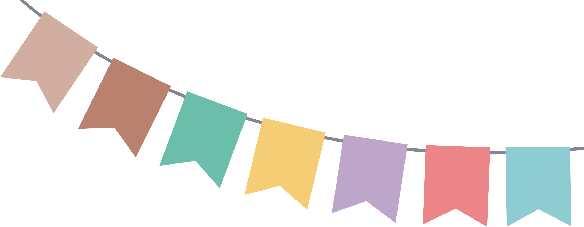 Party flags Transparent PNG Image