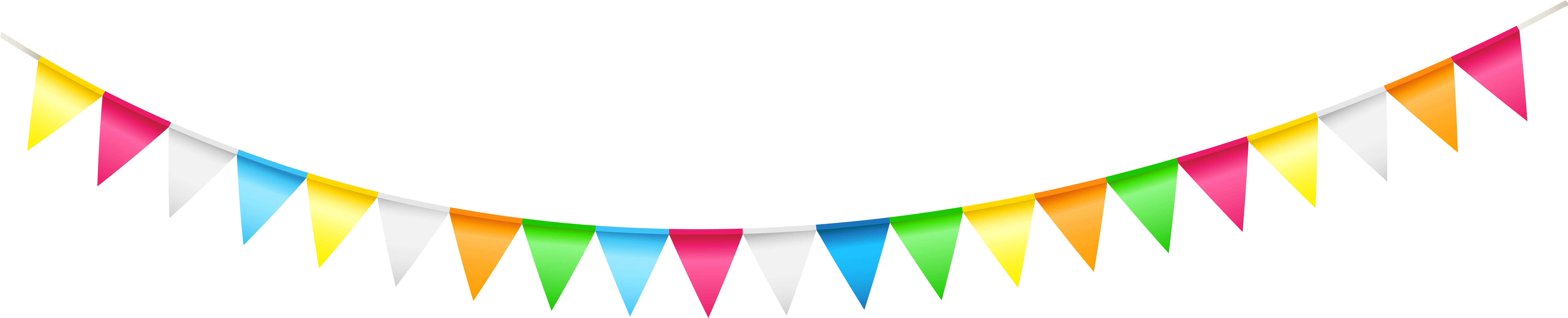 Party flags Transparent PNG Image