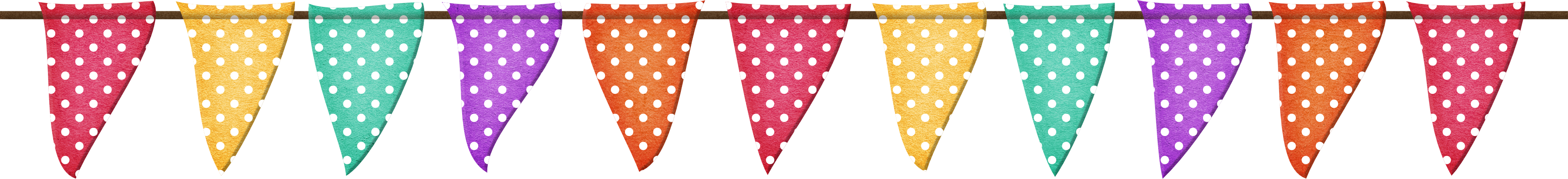 Party flags Transparent PNG Image