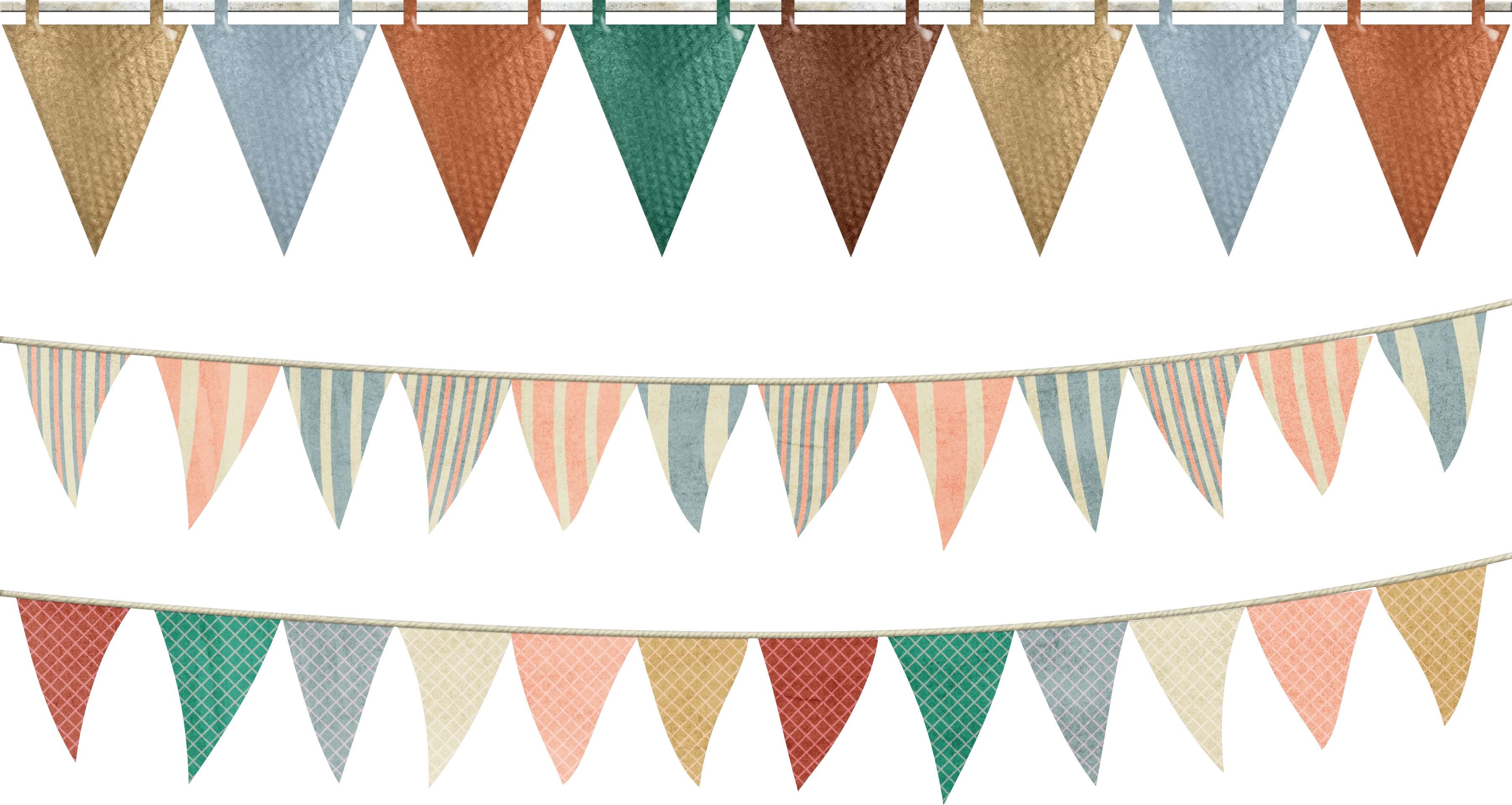 Party flags Transparent PNG Image