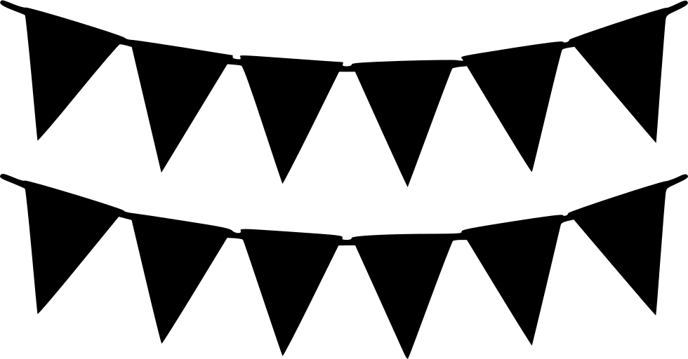 Party flags Transparent PNG Image