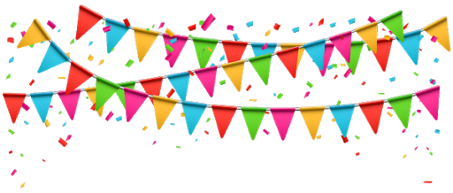 Party flags Transparent PNG Image