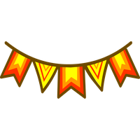 Party flags Transparent PNG Image