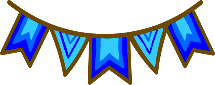 Party flags Transparent PNG Image