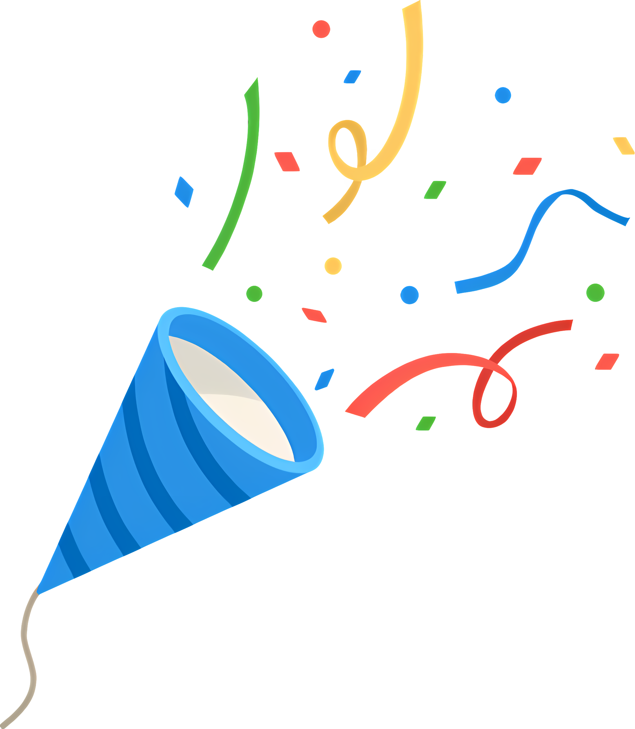 Party popper Transparent PNG Image