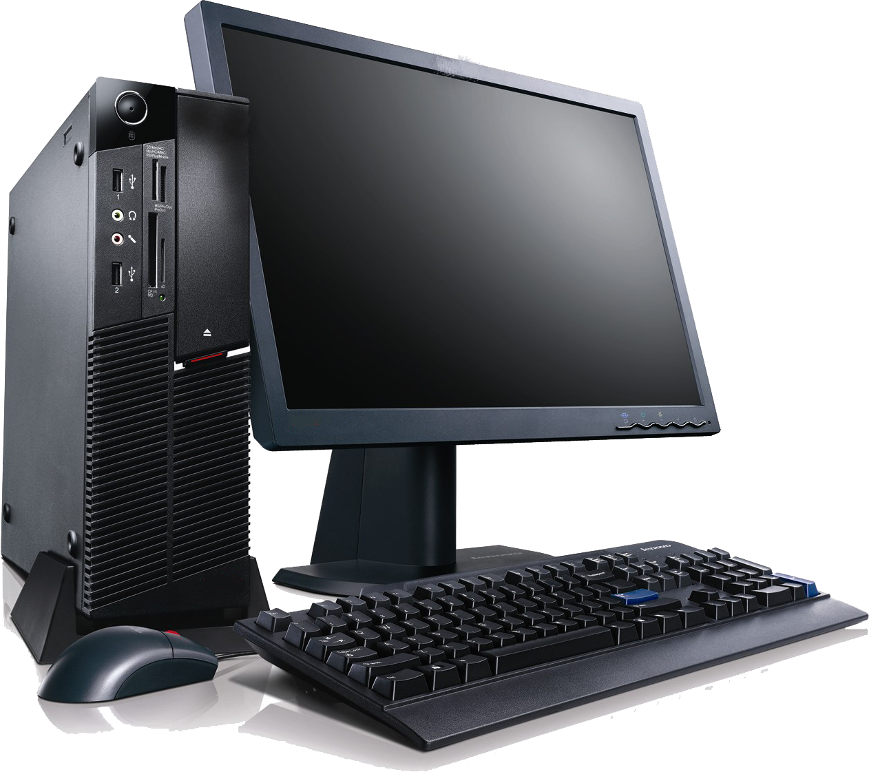 Desktop png. Lenovo THINKCENTRE a58. THINKVISION l1951p. Компьютер. Персональный компьютер.