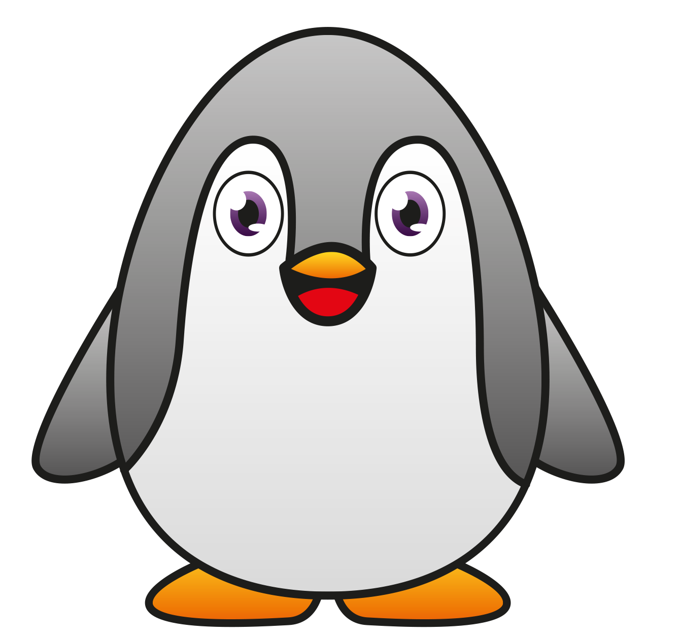 Cute Penguin Free Clipart HD PNG Image